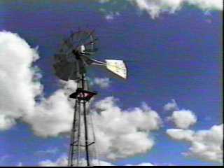 The first turning of the windmill.
