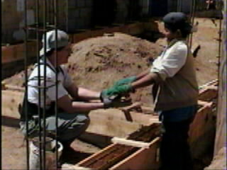 Coco & Richard playing a game