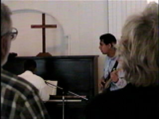 Music during worship service