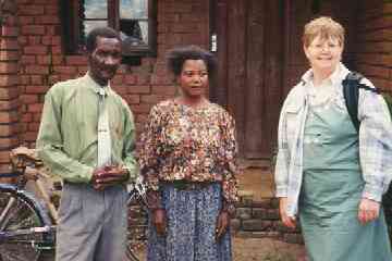 Mr. & Mrs. Chirambo & Carol Nussbaumer