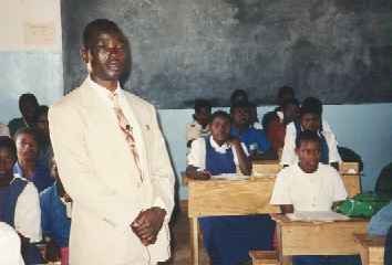 Mr. Jere at Embangweni Primary School