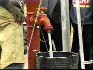 Water pumping by wind power.